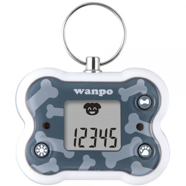 야마사 반려견 만보계 WP-350, 블랙, 1개
