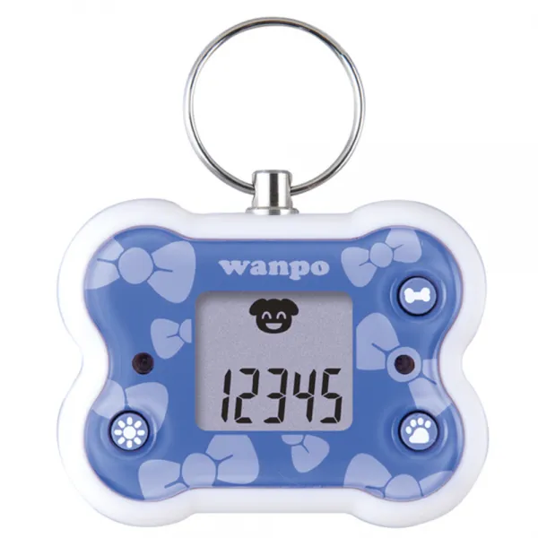 야마사 반려견 만보계 WP-350, 바이올렛, 1개