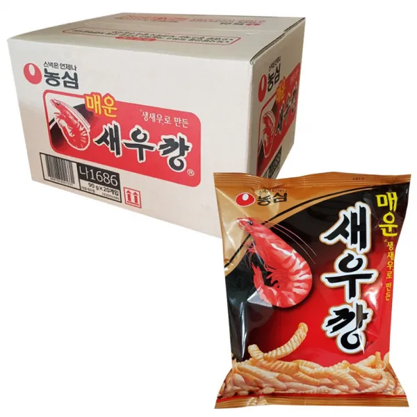 농심 매운새우깡 90g 20개