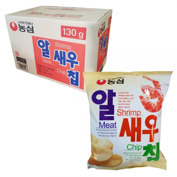 농심 알새우칩 130g 16개입