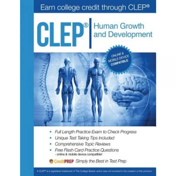 Clep Human Growth And Development Paperback Gotham City Ventures