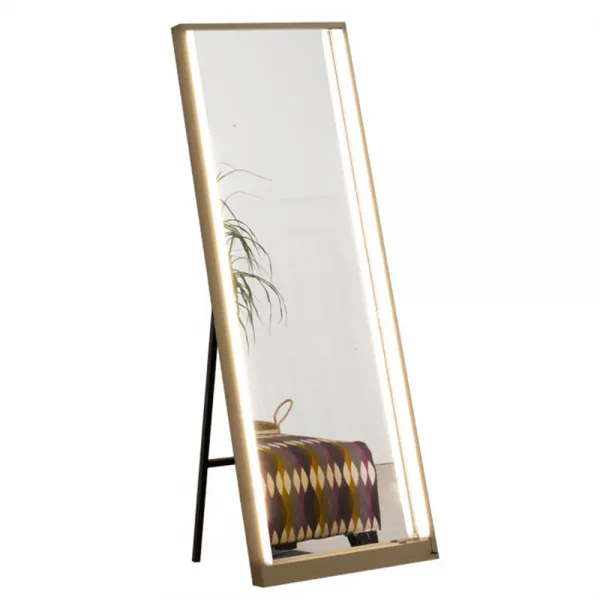 데코파인 샤론 600 LED 전신 거취 경 + 미끄럼 안전 캡 2p, 그레이