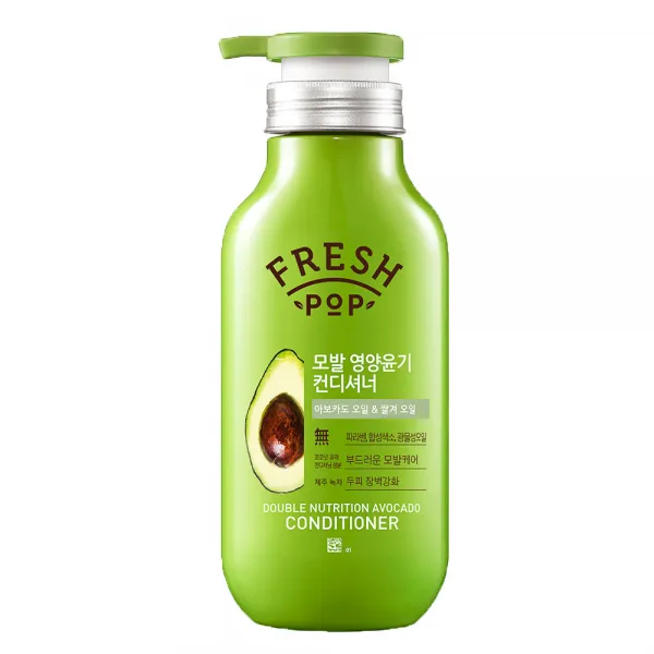 프레시팝 모발 영양윤기 더블 뉴트리션 아보카도 컨디셔너, 500ml, 1개