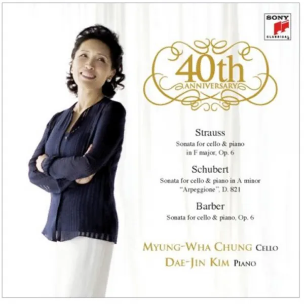 정명화 - STRAUSS SCHUBERT BARBER/김대진 세계무대 데뷔 40주년 기념음반, 1CD