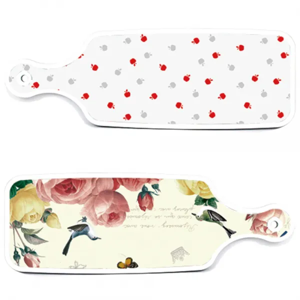 로엠디자인 서빙보드 PrettyRoses + 구색사과, 혼합 색상, 1세트