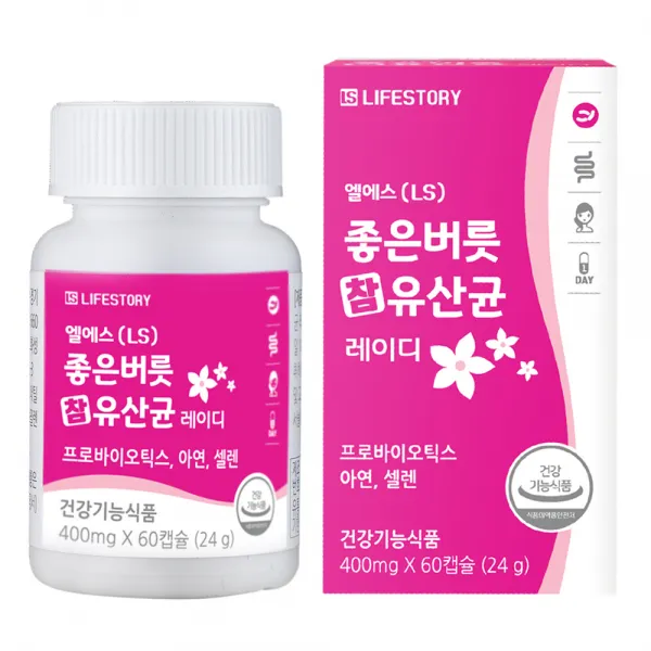 라이프스토리 좋은버릇 참유산균 레이디, 24g, 1개