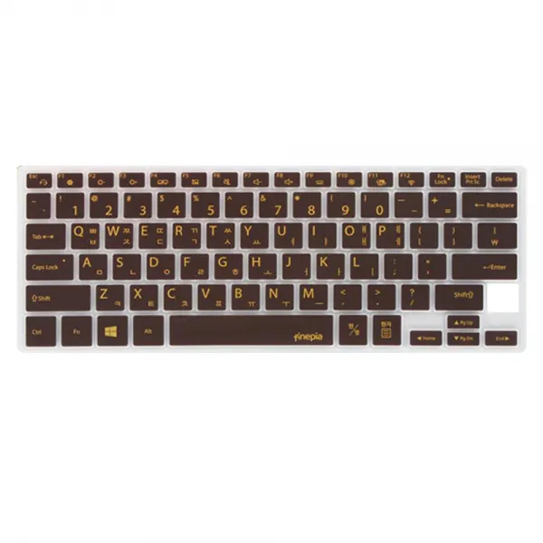 파인피아 삼성 노트북 Pen Nt930qaa 전용 문자인쇄키스킨 Ss28 A Chocolate 1개