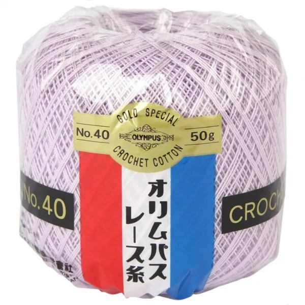 금표 40수 태팅레이스 뜨개실 1볼, 672 라벤더