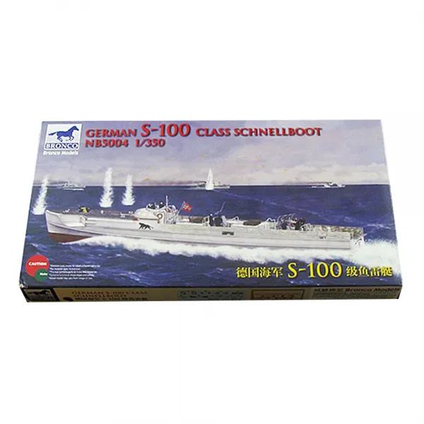 BRONCO 1:350 독일 S-100급 어뢰정 프라모델, 1개