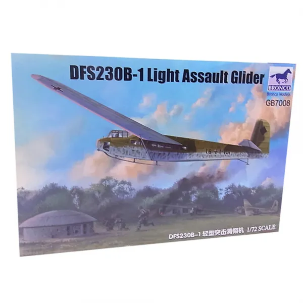 BRONCO 1:72 DFS230B-1 경량형 돌격 글라이더 프라모델, 1개