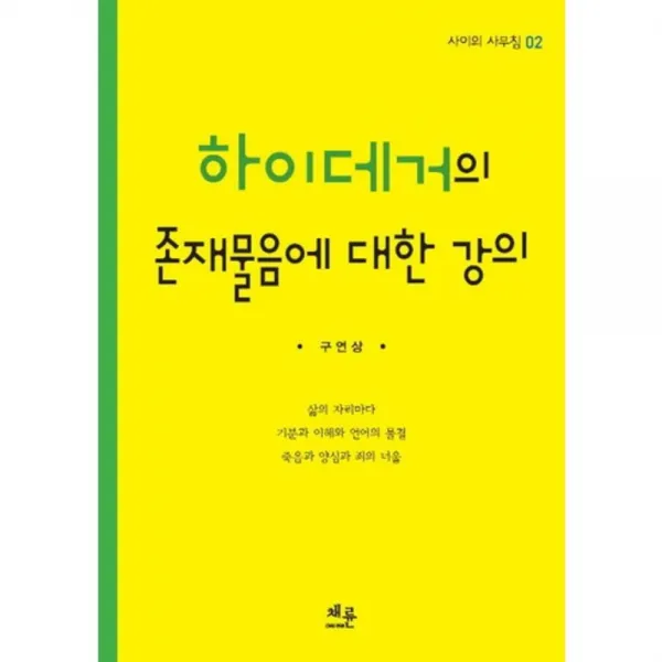 하이데거의 존재물음에 대한 강의, 채륜