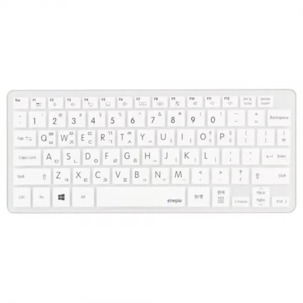 파인피아 LG 14Z970 14ZD970용 노트북 문자인쇄키스킨 LG06, 화이트, 1개