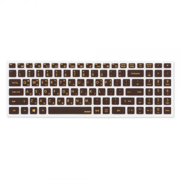 파인피아 LG 15U470 15UD470용 노트북 문자인쇄키스킨 LG05, 초코, 1개