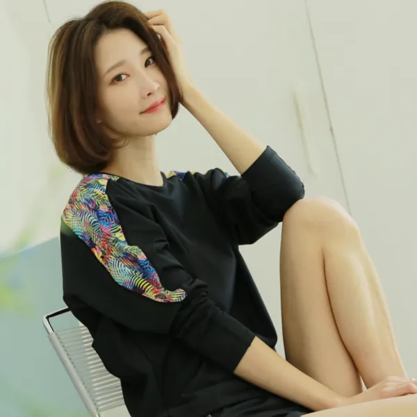 릿핏 여성용 가오리 래쉬가드 상의 LT0006