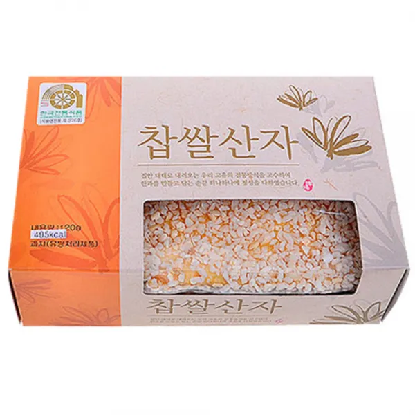 아루화 찹쌀산자 3p, 120g, 1개