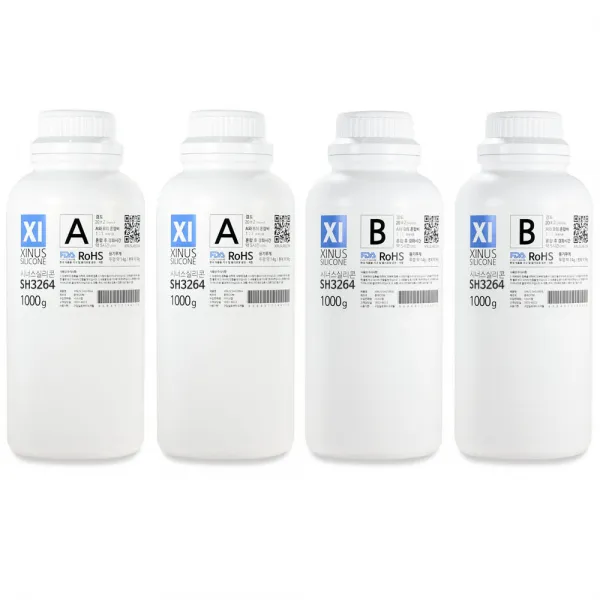 시너스 몰드용 실리콘 경도20 Sh3264 1000g 4개