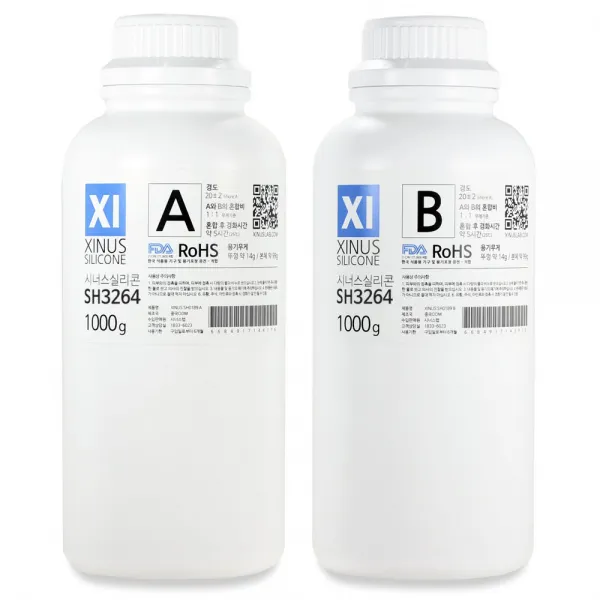 시너스 몰드용 실리콘 경도20 Sh3264 1000g 2개