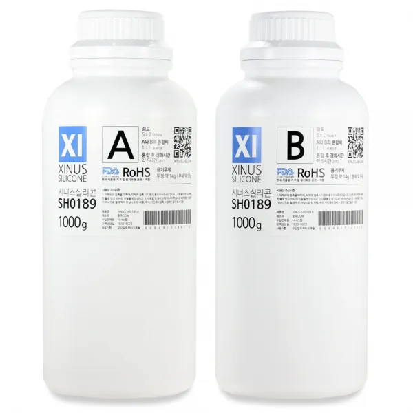 시너스 몰드용 실리콘 경도5 Sh0189 1000g Sh0189 경도5 