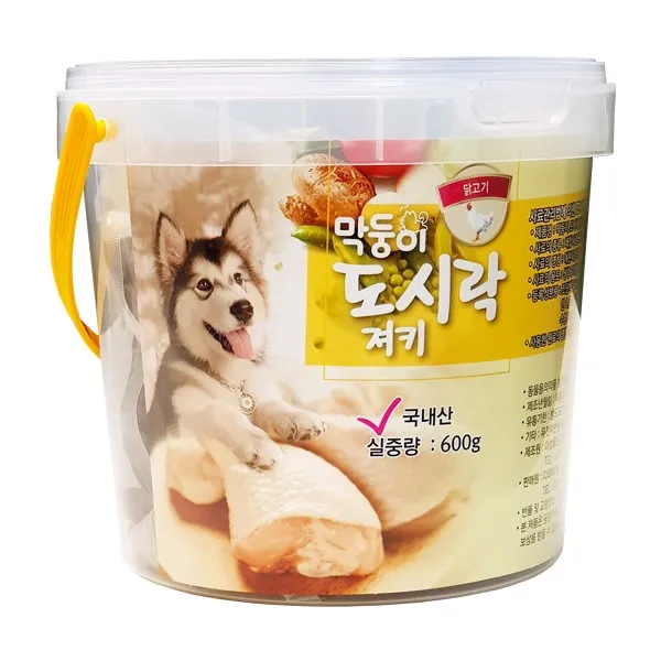 막둥이도시락 반려견 져키 600g, 닭고기맛, 1개