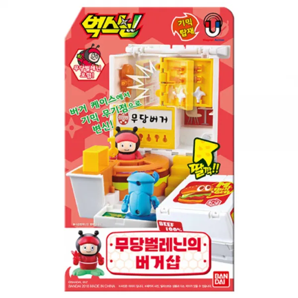 반다이 벅스닌 무당벌레닌의 버거샵 로봇장난감, 혼합 색상