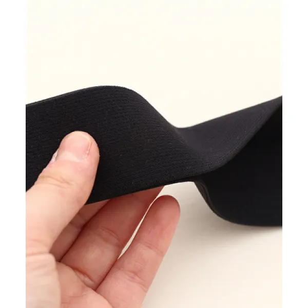 해피베어스 양면 접밴드 고무줄 폭 80mm 길이 180cm 블랙 1개