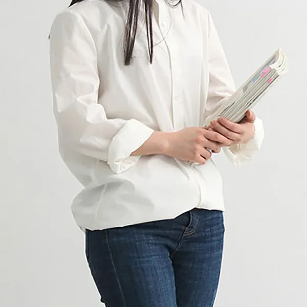워싱 광목 항균 무형광 소프트 터치 프리미엄 40수 무지 패브릭원단, 백아이