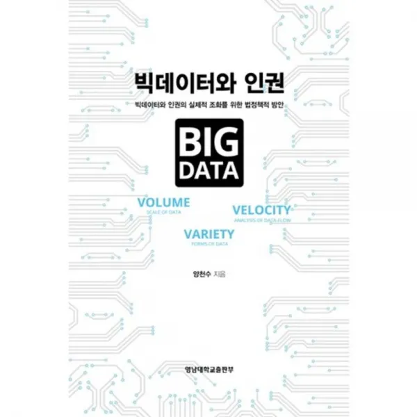  영남대학교출판부 빅데이터와 인권:빅데이터와 인권의 실제적 조화를 위한 법정책적 방안 영남대학교출판부