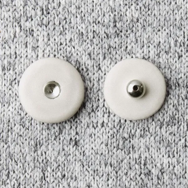 싸개스냅단추 2p세트 18mm, 라이트베이지, 15세트