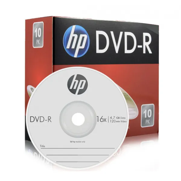Hp Dvd R 슬림케이스 공디스크 16x 4.7gb 10p 단일 상품