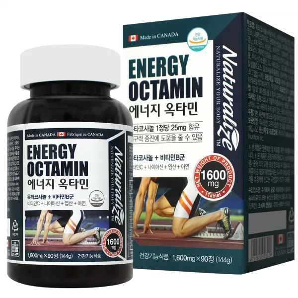 네추럴라이즈 에너지 옥타민 90정 1개