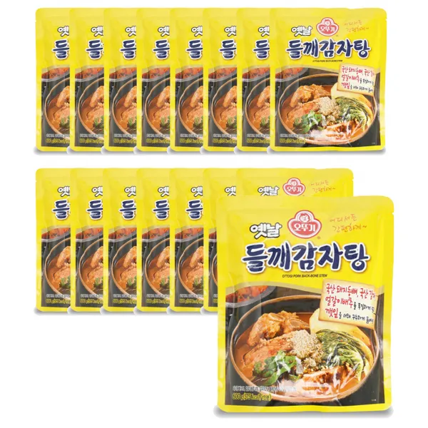 오뚜기 옛날 즉석 들깨감자탕, 600g, 16개입