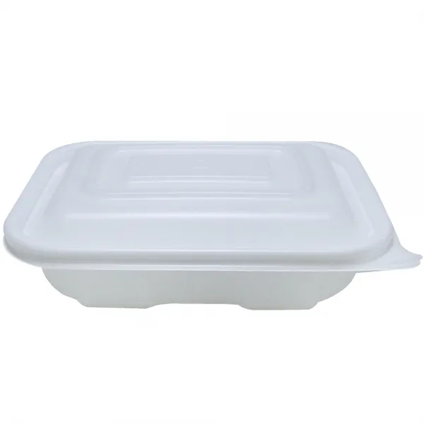 투고팩 사각미니 포장용기 1호 800ml + 뚜껑, 1개입, 100개