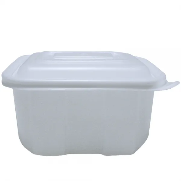 투고팩 사각미니 포장용기 4호 2.2L x 150p + 뚜껑 150p, 1개입, 150개