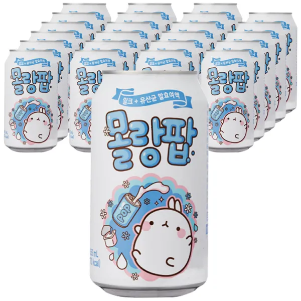 일화 몰랑팝 탄산음료, 355ml, 24개