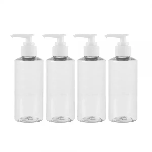 병도매닷컴 투명 주방디스펜서 AC150 + 흰색마개, 150ml, 4세트