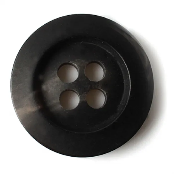 동화상가몰 버팔로 수문장 단추 25mm, 블랙, 10개입