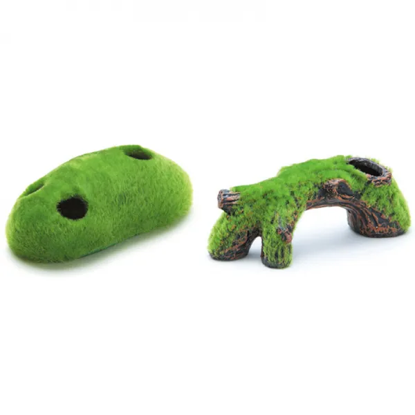 GEX 수족관 이끼 유목 + 이끼돌 세트, 1세트