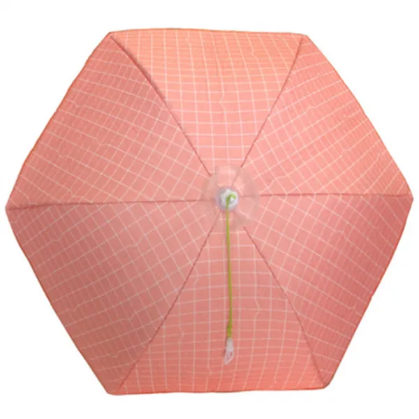 민스리빙 단열 푸드커버 우산 육각형 랜덤 발송 밥상보 1개
