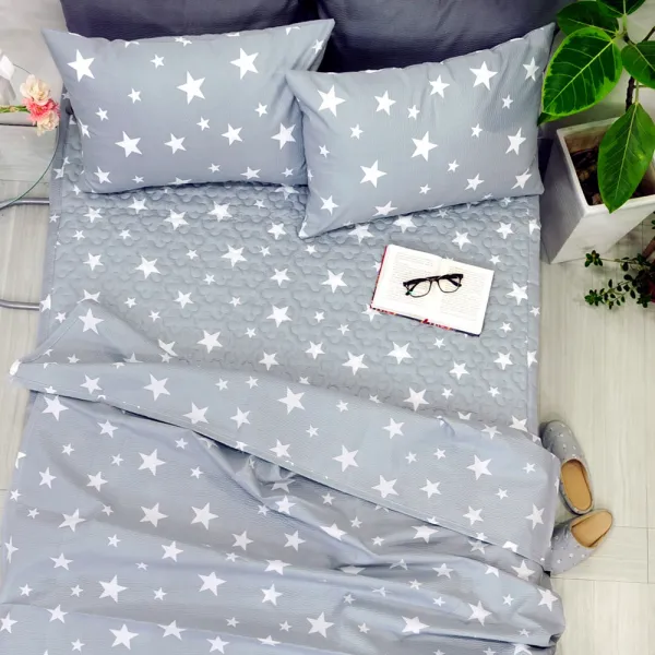 스코홈 시어서커 여름 이불 패드 3종 세트 슈퍼스타