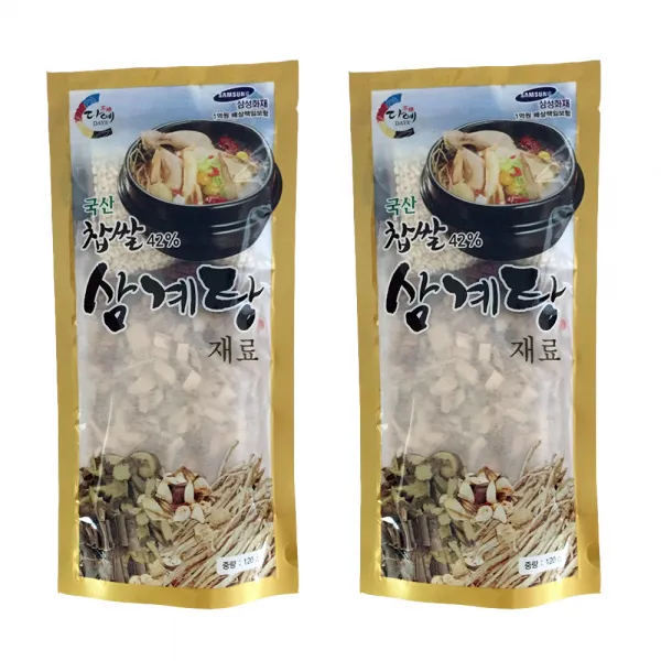 다예 찹쌀 삼계탕재료 120g 2개입