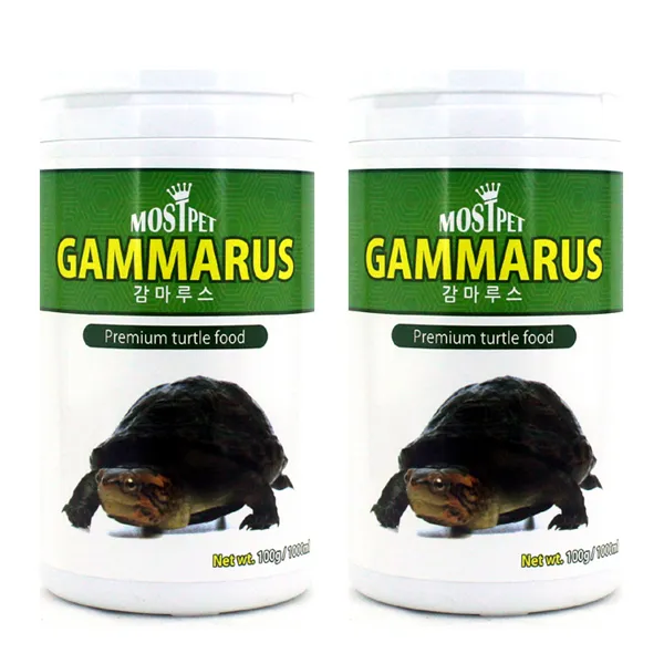 모스트펫 감마루스 거북이 사료, 100g, 2개입