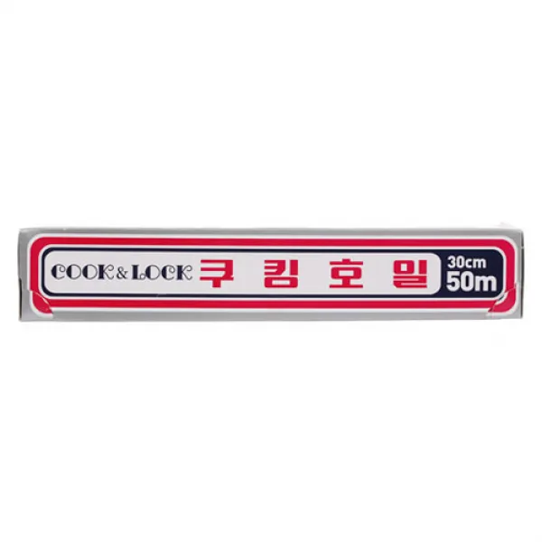 쿡앤락 알루미늄 쿠킹호일 30cm x 50m, 1개