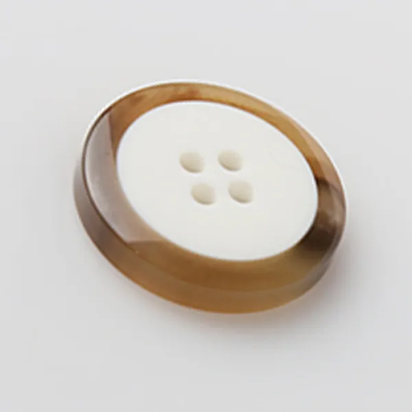 HR빅버튼 도민준 단추 21mm, 연베이지, 12개입