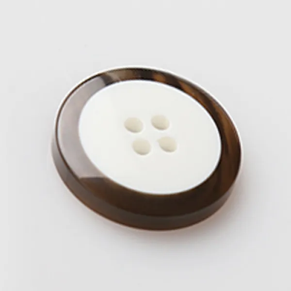 HR빅버튼 도민준 단추 21mm, 진베이지, 12개입