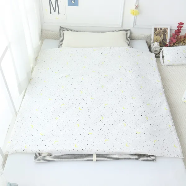 보떼하우스 프리미엄 사계절 일체형 낮잠이불 마이크로화이버 베갯솜 포함, 새벽별