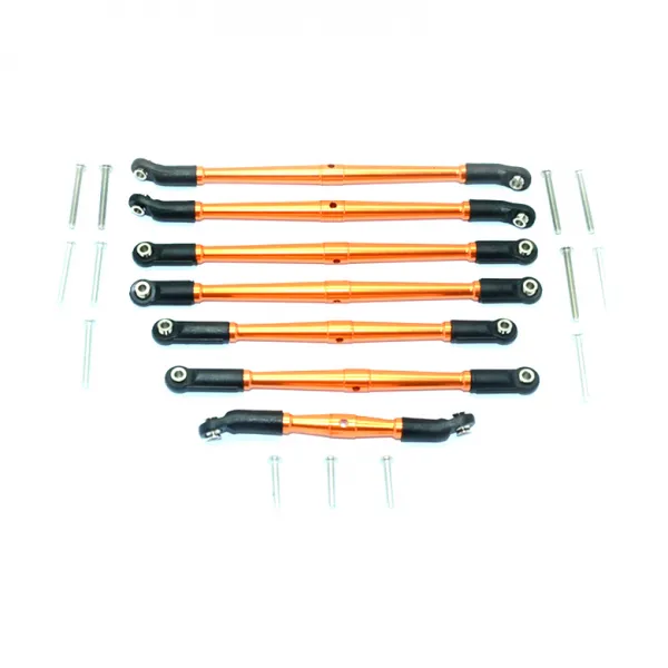 GPM ALUMINUM UPPER & LOWER SUSPENSION LINKS 서스펜션계통부품 7p, OR, 1세트