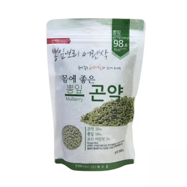 반공기 뽕잎 곤약, 300g, 1개, 300g