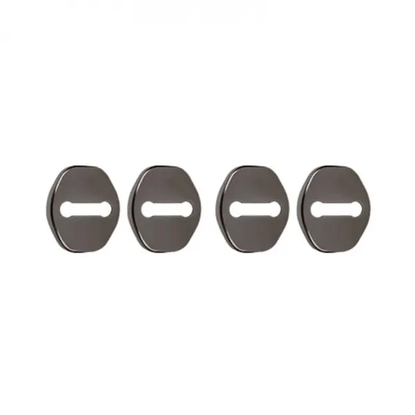 지티글로벌 아트로마 도어 스트라이커 커버 블랙크롬 4p, 현대, 그랜져TG(06~10년형)