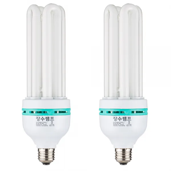장수램프 백열전구 55w E26base 2p 주광색