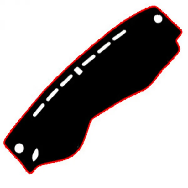 블랙라벨 샤무드 논슬립 대쉬보드커버 블랙 + 레드, 삼성, QM5(계기판 타원형)